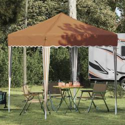 Tente de f&ecirc;te pop-up 195 x 195 x 245 cm Beige Tissu Oxford