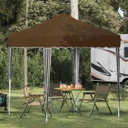Tente de f&ecirc;te pop-up 195 x 195 x 245 cm Taupe Tissu Oxford