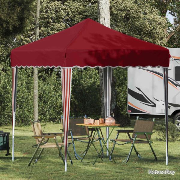 Tente de f�te pop-up 195 x 195 x 245 cm Bordeaux Tissu Oxford