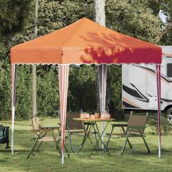 Tente de f&ecirc;te pop-up 195 x 195 x 245 cm Orange Tissu Oxford