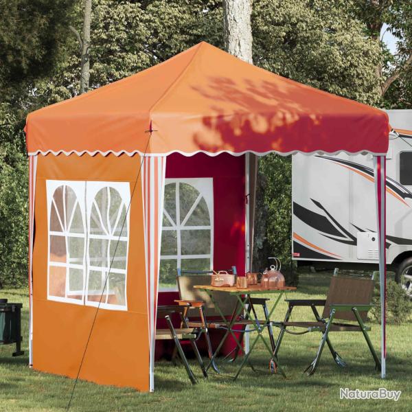 Tente de f�te pop-up 195 x 195 x 245 cm Orange Tissu Oxford