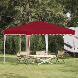 Tente de f&ecirc;te pop-up 288 x 288 x 245 cm Bordeaux Tissu Oxford