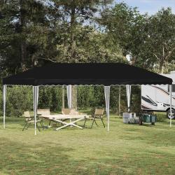 Tente de f&ecirc;te pop-up 575 x 290 x 245 cm Noir
