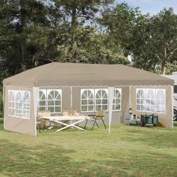 Tente de f&ecirc;te pop-up 575 x 289 x 245 cm Cr&egrave;me
