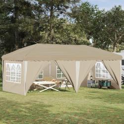 Tente de f&ecirc;te pop-up 575 x 288 x 245 cm Cr&egrave;me