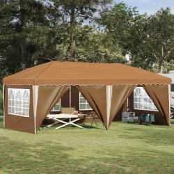 Tente de f&ecirc;te pop-up 575 x 288 x 245 cm Beige