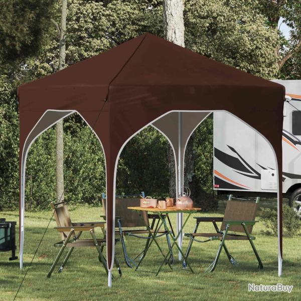 Tente de f�te pop-up 194 x 194 x 245 cm Marron