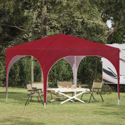 Tente de f&ecirc;te pop-up 290 x 290 x 245 cm Bordeaux
