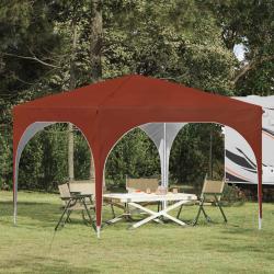 Tente de f&ecirc;te pop-up 290 x 290 x 245 cm Terre cuite