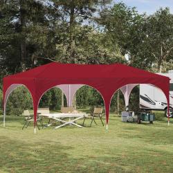 Tente de f&ecirc;te pop-up 575 x 288 x 245 cm Bordeaux Tissu Oxford
