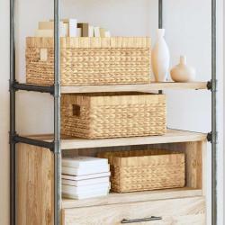 Paniers de rangement 3 pcs Naturel Jacinthe d'eau