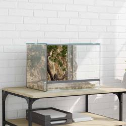 Terrarium avec stockage Transparent 40 x 30 x 30 cm Verre