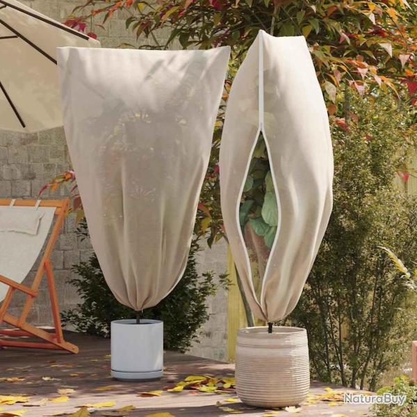 Couvercles de Fleece de Protection Anti-Gel pour Plantes 5 pcs
