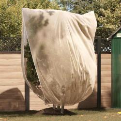 Couvercles de Fleece de Protection Anti-Gel pour Plantes Beige