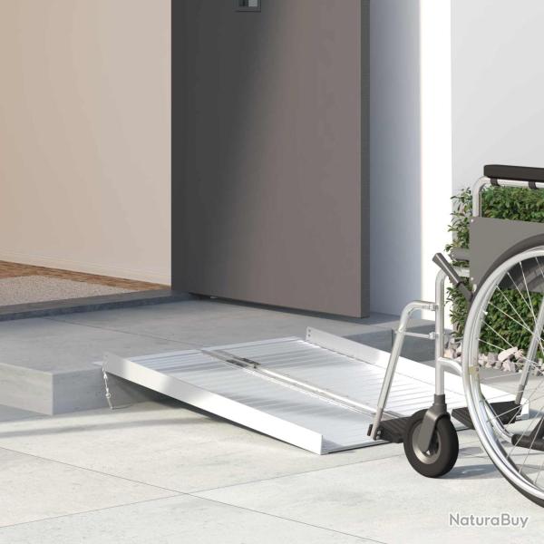 Rampe pour fauteuil roulant 270 kg Argent� 270 kg Aluminium