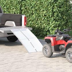 Rampe pour fauteuil roulant 270 kg Argent&eacute; 270 kg Aluminium