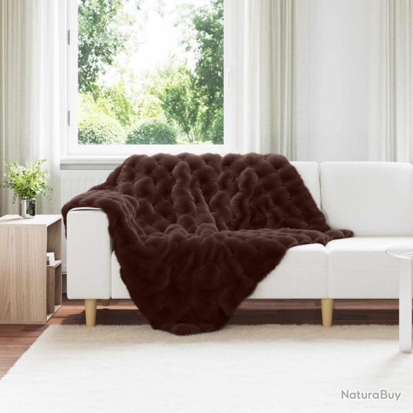 Couverture antid�rapante en fausse de lapin Olite 4 pcs Camel
