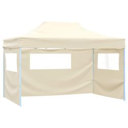 Tente de f&ecirc;te en tissu Oxford, cr&egrave;me, pour le jardin, 291 &times; 431 &times; 315 cm