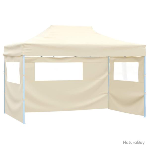 Tente de f�te en tissu Oxford, cr�me, pour le jardin, 291 � 431 � 315 cm