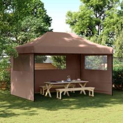 Tente de f&ecirc;te Marron 292 x 440 x 315 cm Tissu Oxford