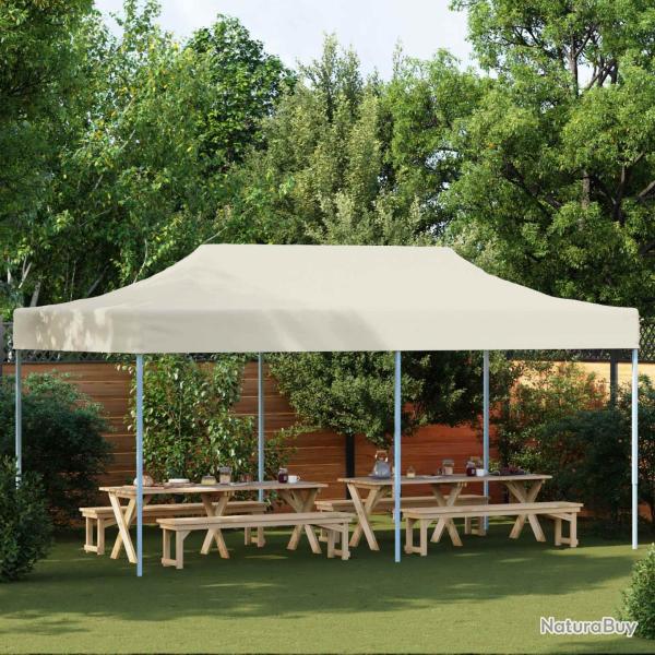 Tente de f�te Cr�me 291 x 580 x 315 cm Tissu Oxford