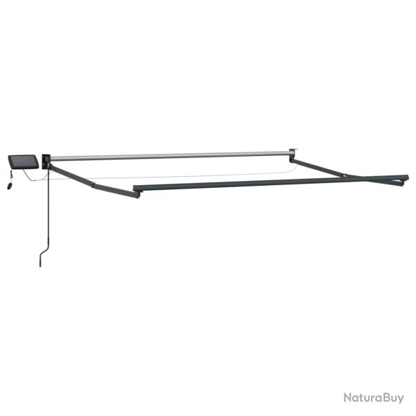 Cadre de store r�tractable �lectrique Anthracite 3 x 2 m