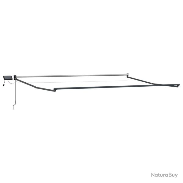 Cadre de store r�tractable �lectrique Anthracite 4 x 2 m