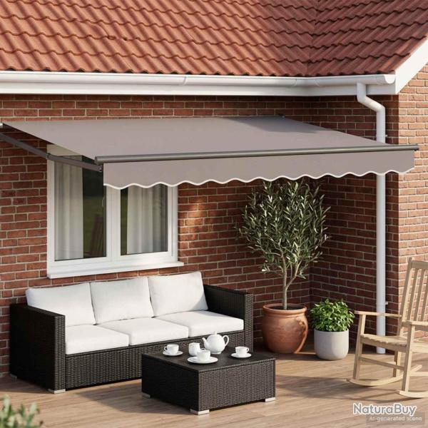 Cadre de store r�tractable �lectrique Anthracite 3 x 2,5 m