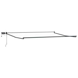 Cadre de store r&eacute;tractable &eacute;lectrique Anthracite 4,5 &times; 3 m