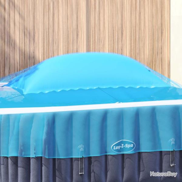 Coussin de piscine d'hiver Bleu 380 x 180 x 140 cm PVC