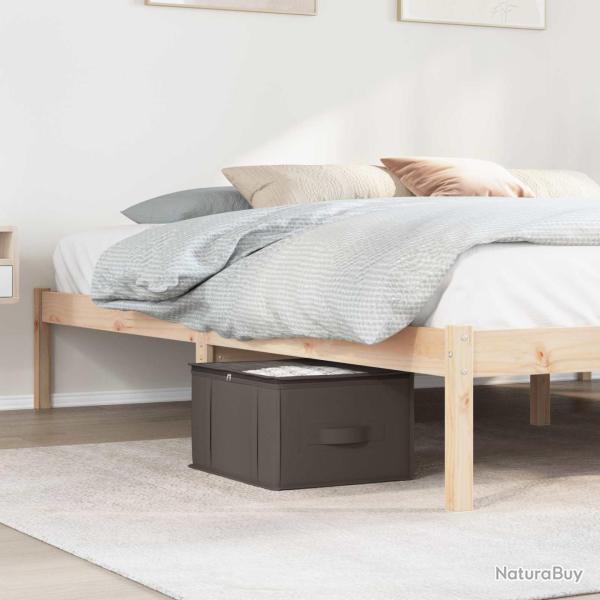 Bo�te de rangement avec fen�tre transparente 6 pcs Gris