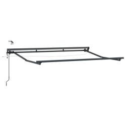 Cadre de store &eacute;lectrique avec LED Anthracite 3,5 x 2 m