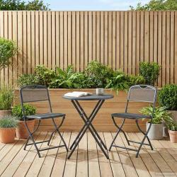 Chaises de 2 pcs Anthracite 52,5 x 46 x 82 cm Fer