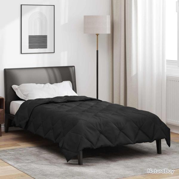 Duvet d'�t� simple 200 x 140 cm �t� 200 gsm Noir