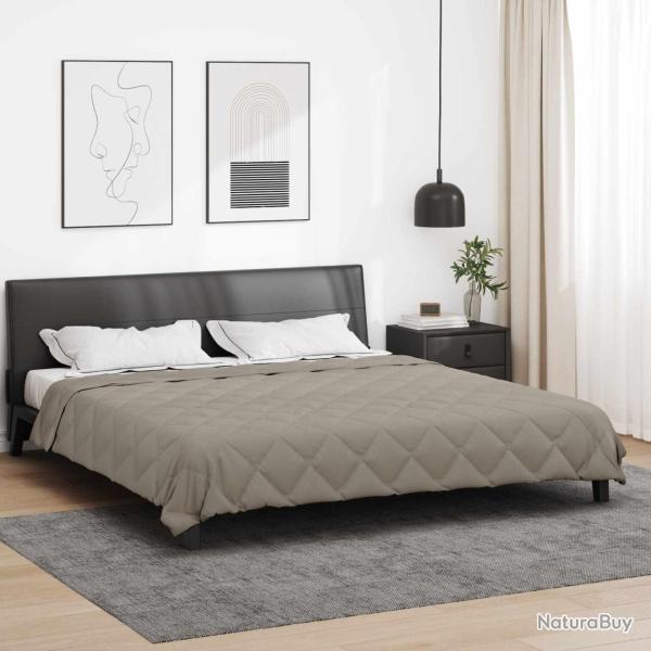 Duvet d'�t� simple 200 x 200 cm �t� 200 gsm Gris clair