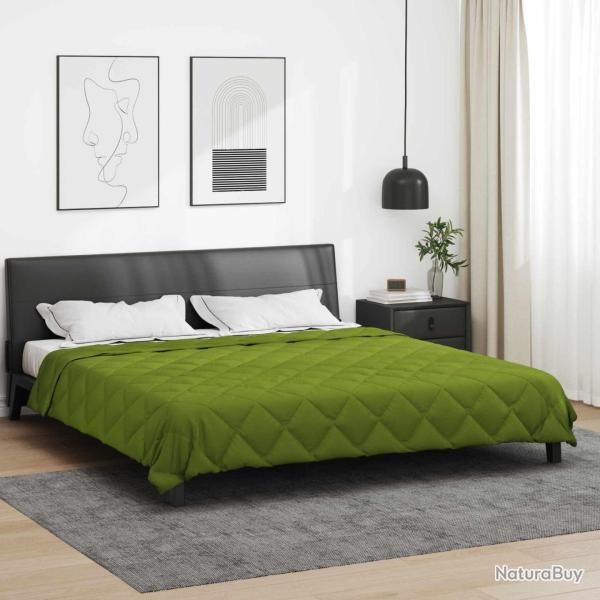 Duvet complet toute l'ann�e Vert 200 x 240 cm Microfibre