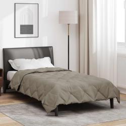 Duvet complet toute l'ann&eacute;e Gris clair 155 x 220 cm Microfibre
