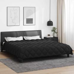 Duvet d'hiver Noir 200 x 200 cm Microfibre