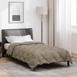 Duvet d'hiver Gris clair 140 x 200 cm Microfibre