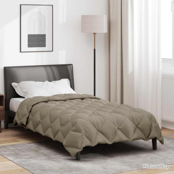 Duvet d'hiver Gris clair 155 x 220 cm Microfibre