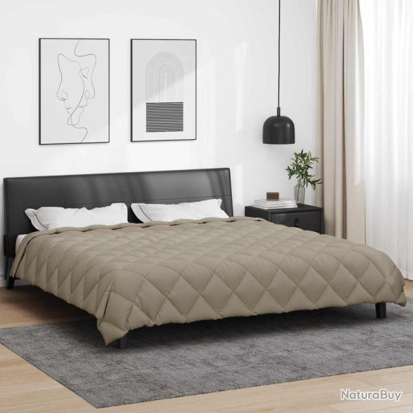 Duvet d'hiver Gris clair 200 x 240 cm Microfibre
