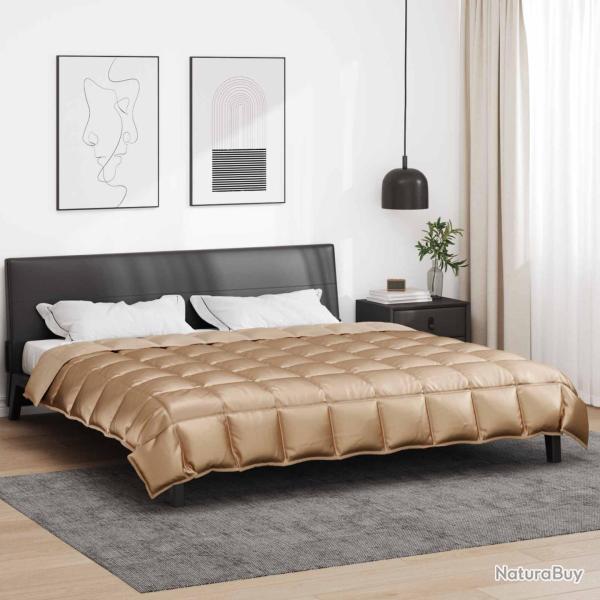 Duvet d'hiver Dor� 200 x 240 cm Satin et Microfibre