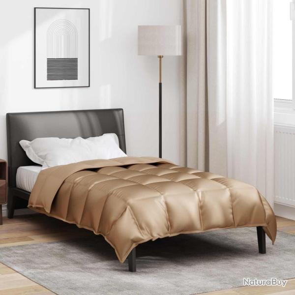 Duvet d'hiver Dor� 135 x 220 cm Satin et Microfibre
