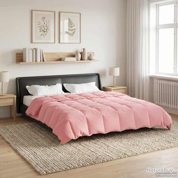 Duvet d'�t� simple Matelass� Rose 200 x 220 cm Microfibre