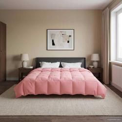 Duvet complet toute l'ann&eacute;e Rose 220 x 240 cm Microfibre