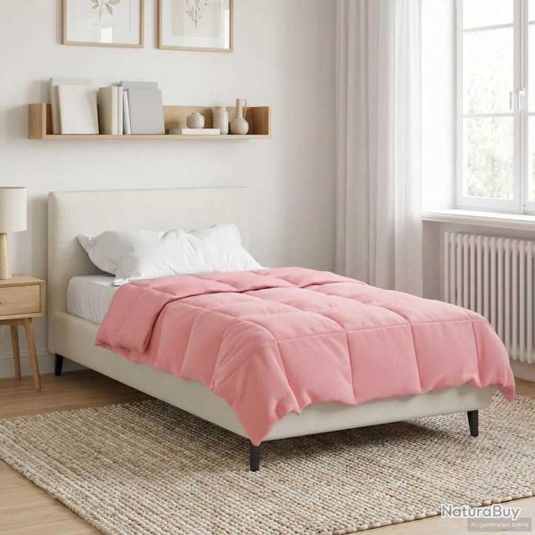 Duvet d'hiver Matelass� Rose 140 x 200 cm Microfibre