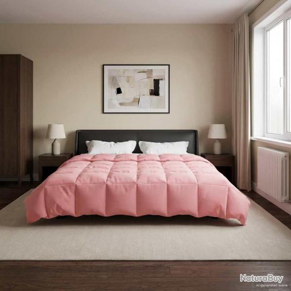 Duvet d'hiver Matelass� Rose 200 x 200 cm Microfibre