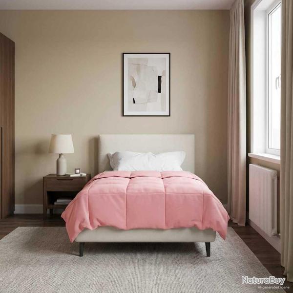 Duvet d'hiver Matelass� Rose 135 x 220 cm Microfibre