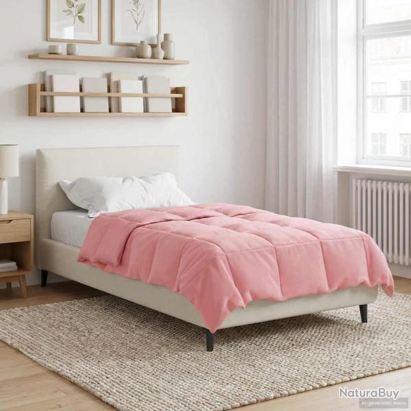 Duvet d'hiver Matelass� Rose 155 x 220 cm Microfibre