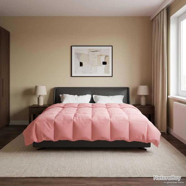 Duvet d'hiver Matelass� Rose 220 x 260 cm Microfibre